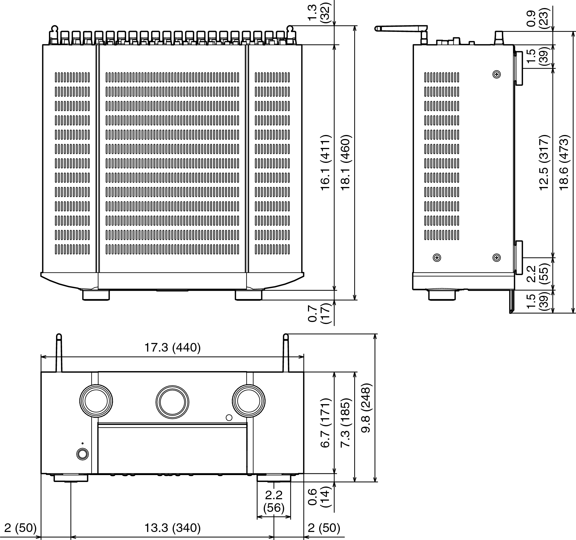 Dimensions / Weight SR8015